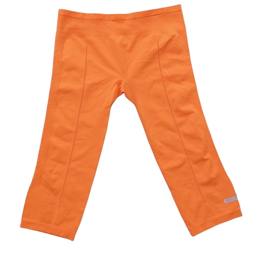 Stella McCartney Adidas Orange Capri Fitness Leggings 14"